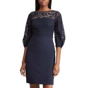 Ralph Lauren Floral Lace Dress 